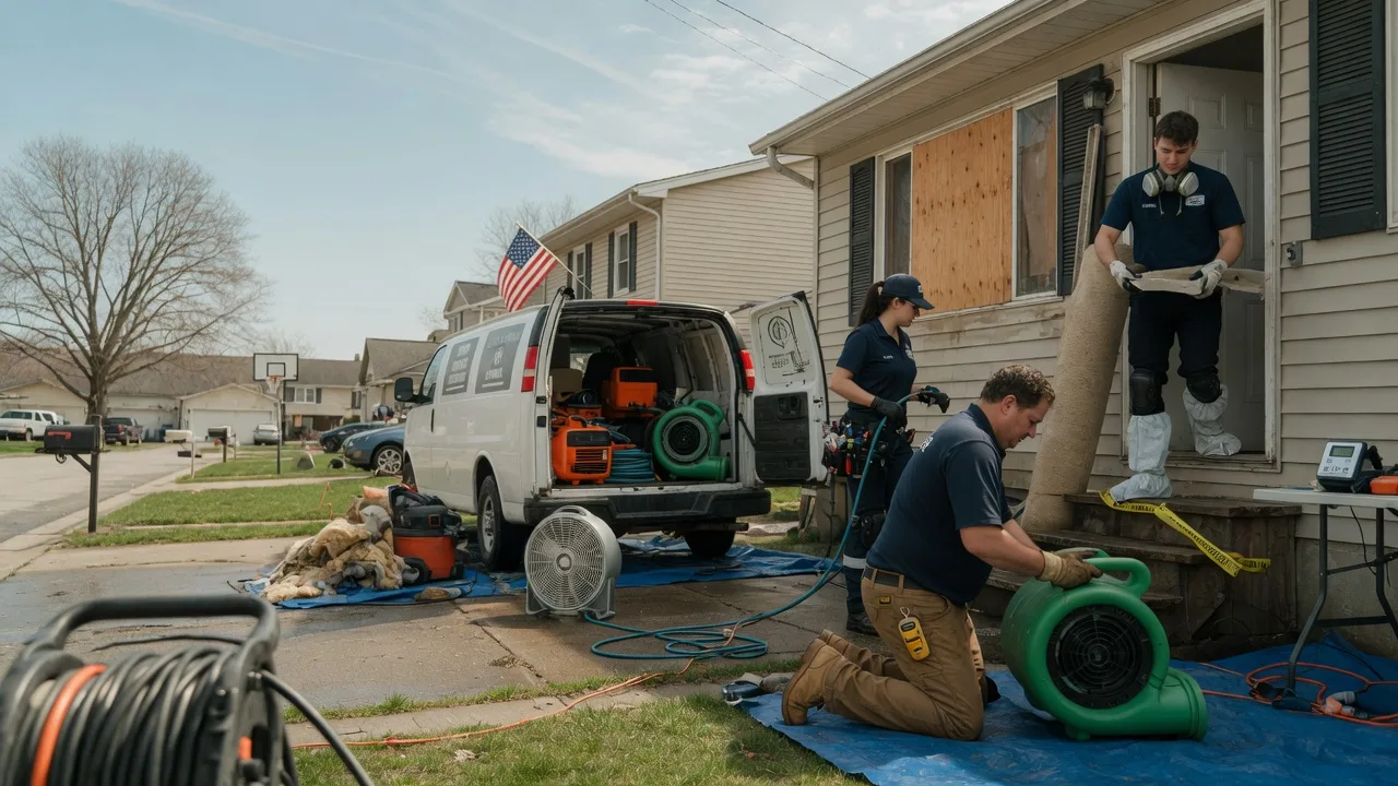 Water Damage Restoration in Covert, MI near me